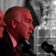 Former Chicago Blachawks coach Joel Quenneville, right, has a lot to answer for in his role in covering up sexual assault allegations from 2010. GM Stan Bowman, left, resigned on Tuesday.